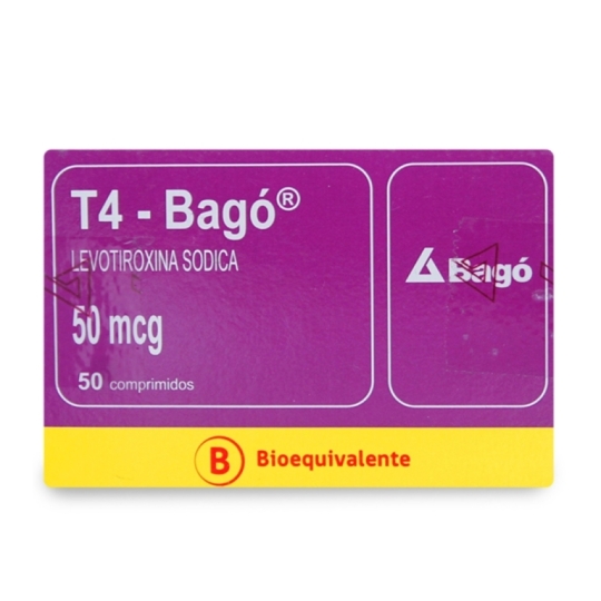 T4-BAGO 50 MCG X 50 COMPRIMIDOS