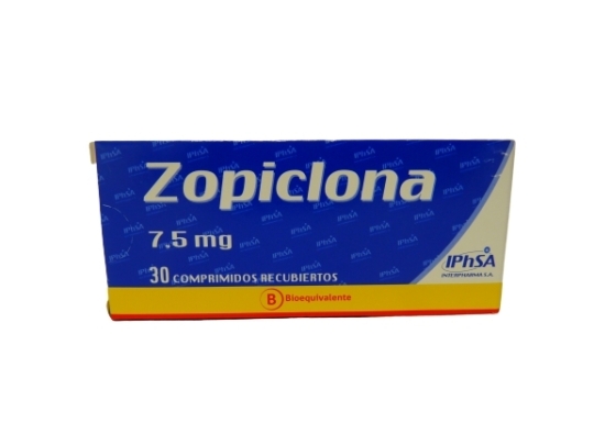 ZOPICLONA 7.5 MG X 30 COMPRIMIDOS