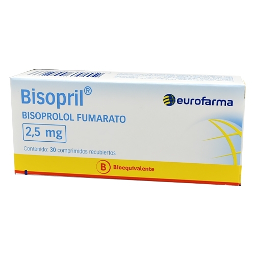 BISOPRIL 2.5 MG X 30 COMPRIMIDOS RECUBIERTOS