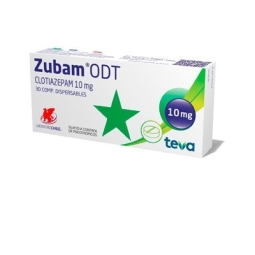 Zubam Odt Cd 10 Mg X 30 Comprimidos Recubiertos | zubam odt cd 10mg 30com