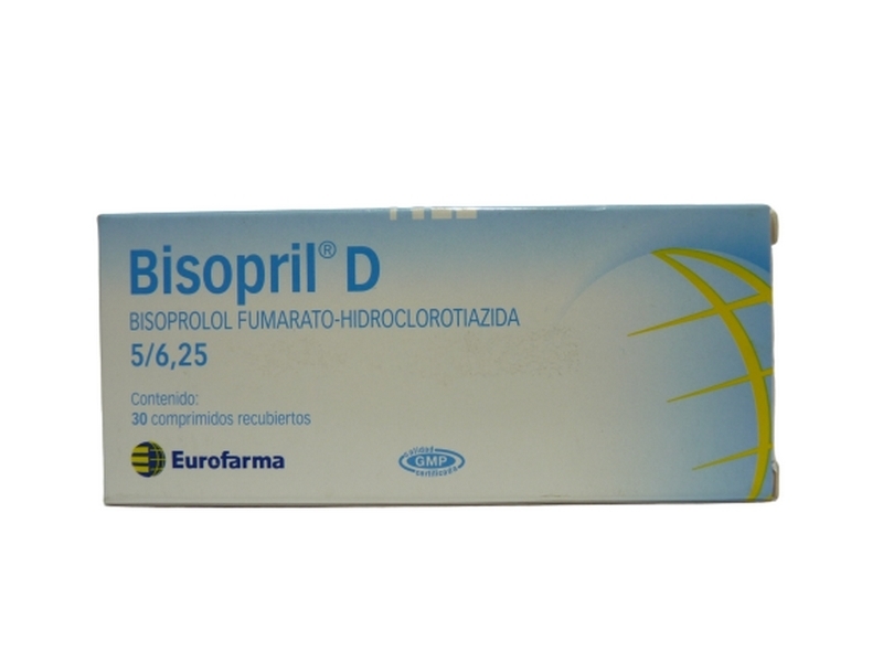 BISOPRIL D 5/6.25 MG  X 30 COMPRIMIDOS RECUBIERTOS