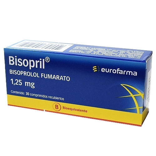 BISOPRIL 1.25MG X30 COMPRIMIDOS RECUBIERTOS
