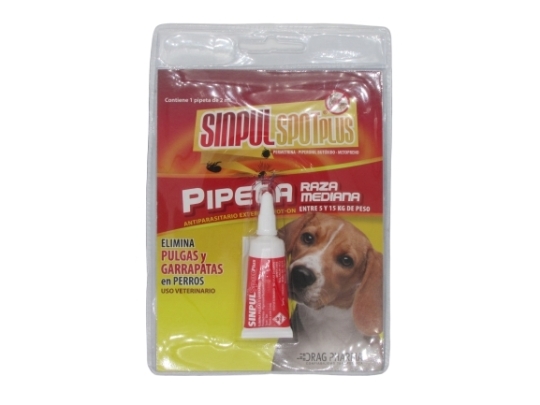 SINPUL SPOT PLUS RAZA MEDIANA 1 UNI X1