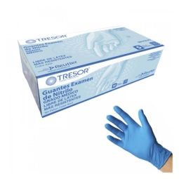 GUANTES DE NITRILO GLOVEON ANTIBAC TS X 100
