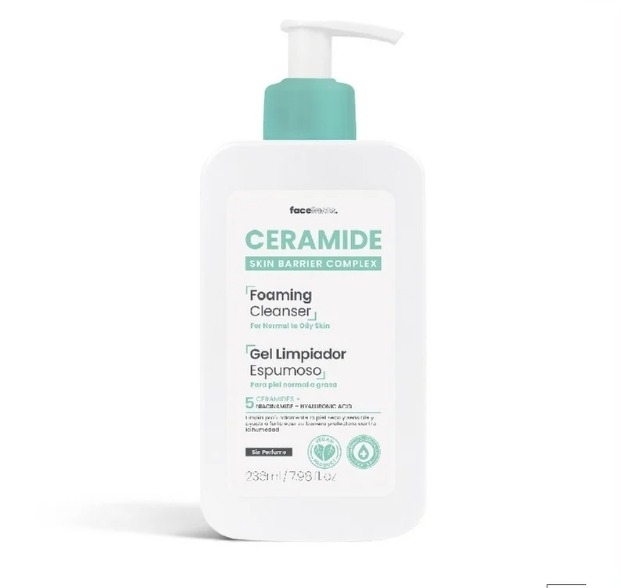 CERAMIDE GEL LIMPIADOR ESPUMOSO X 236 ML