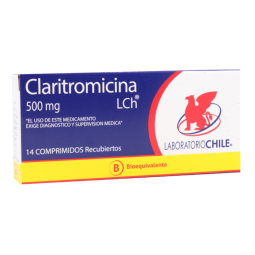 CLARITROMICINA 500 MG  X 14 COMPRIMIDOS