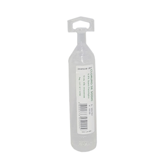 CLORURO DE SODIO 0.9% X10ml 1 AMPOLLA