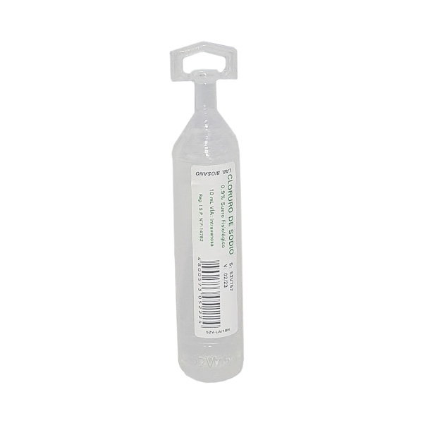 CLORURO DE SODIO 0.9% X10ml 1 AMPOLLA