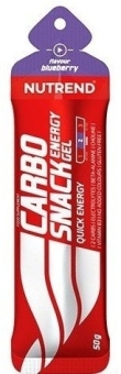 CARBO SNACK ENERGY GEL TSOBRES BLUEBERRY X 50 GR