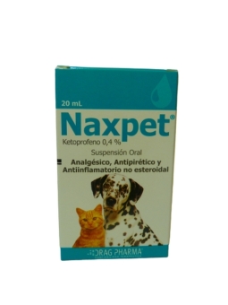NAXPET SUSPENSION 0.4% PERRO GATO 20ML X20
