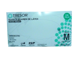 GUANTES DE LATE X AMBIDIESTRO TALLA M X 100