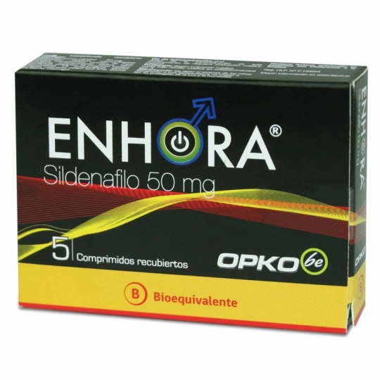 ENHORA 50 MG X 5 COMPRIMIDOS RECUBIERTOS