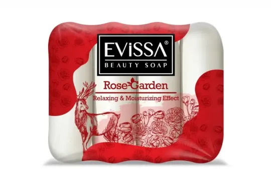 JABON ROSAS X 70 GRAMOS X 4 UNIDADES