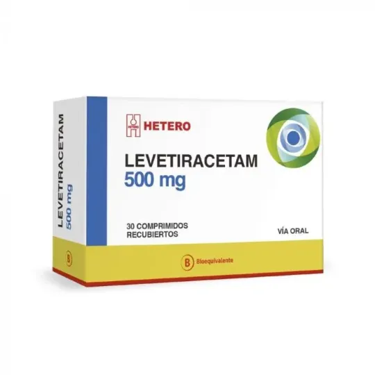 LEVETIRACETAM 500MG X 30 COMPRIMIDOS
