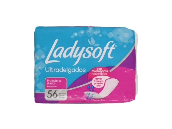 LADYSOFT PROTECTOR DIARIO ULTRADELGADA TELA SUAVE  X 56