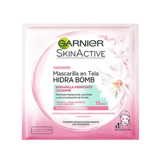GARNIER MASCARILLA TELA MANZANILLA SOBRES 32G