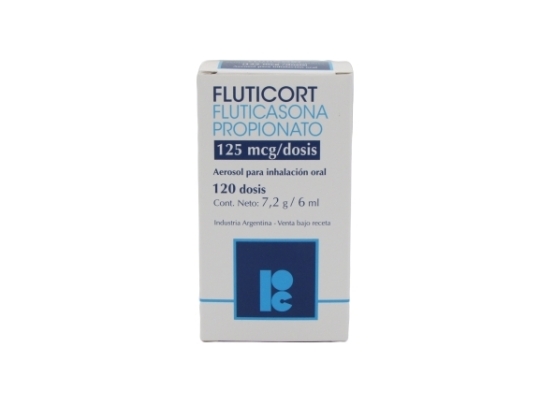 FLUTICORT 125 MCG  X 120 DOSIS