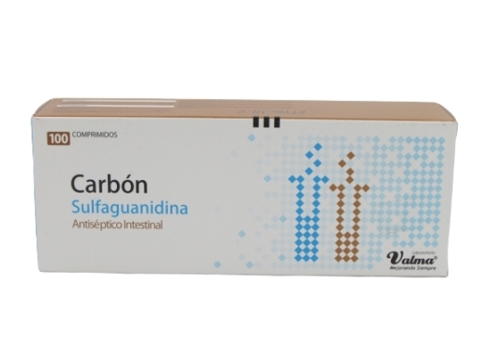 CARBON SULFAGUANIDINA X 10 COMPRIMIDOS