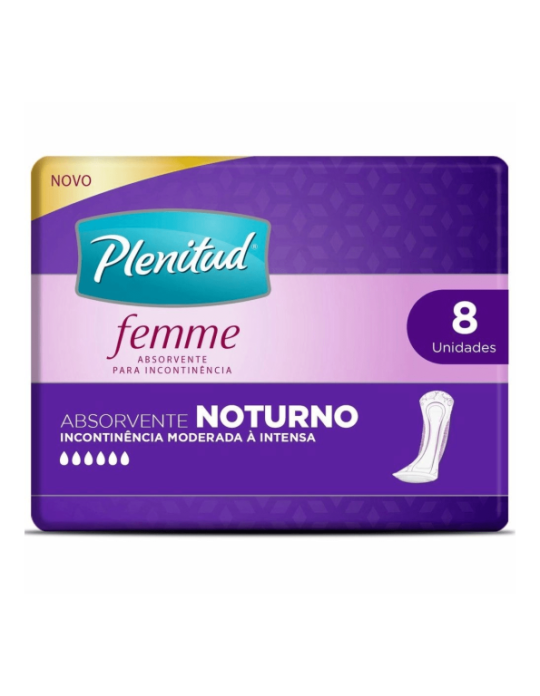PLENITUD TOALLA NOCTURNA X 8 UNI