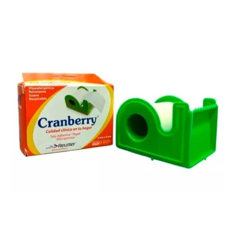 CRANBERRY TELA ADHESIVA PAPEL 5 CM X 9 M