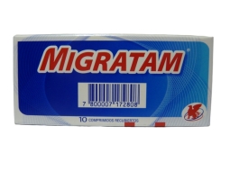 MIGRATAM X10 COMPRIMIDOS RECUBIERTOS