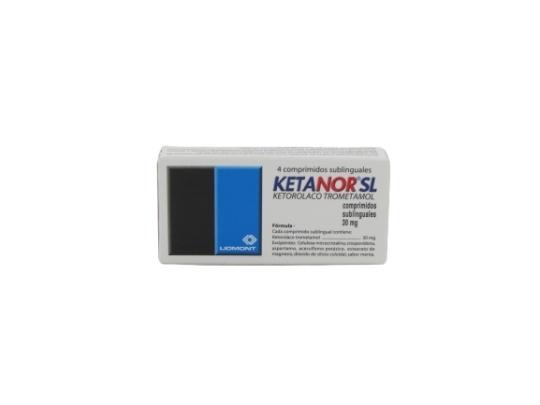 KETANOR 30MG X4 COMPRIMIDOS