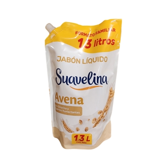 SUAVELINA JABÓN LÍQUIDO DE AVENA X 1.3 LITROS