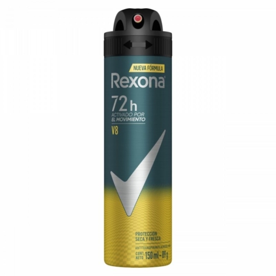 REXONA MEN DESODORANTE EN AEROSOL V8 X 150ML