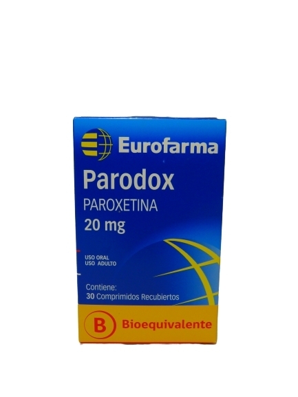PARODOX 20MG (BE) X 30 COMPRIMIDOS
