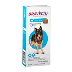 BRAVECTO PALAT PERRO 20-40 KG X 1 COMPRIMIDO