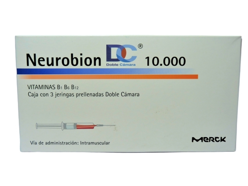 NEUROBION DC 10000UI / 3ML X 3 AMPOLLAS
