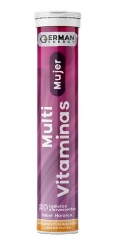 MULTIVITAMINAS PARA MUJER X 20 TABLETAS EFERVESCENTES GERMAN