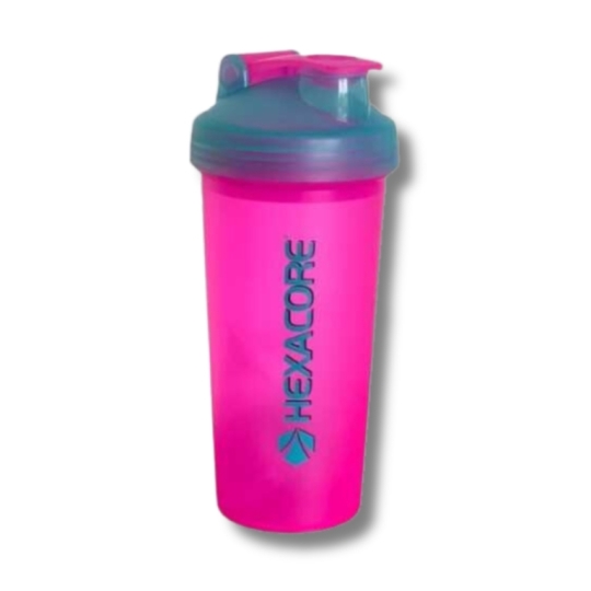 SHAKER HEXACORE ROSADO BATIDO PROTEINA