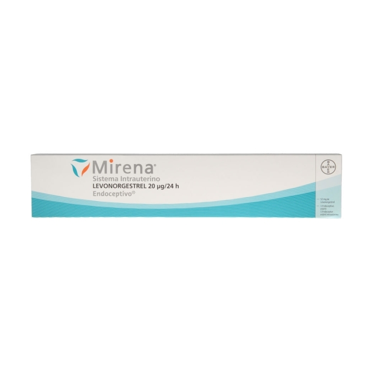 MIRENA SISTEMA INTRAUTERINO 20mcg/24 HRAS