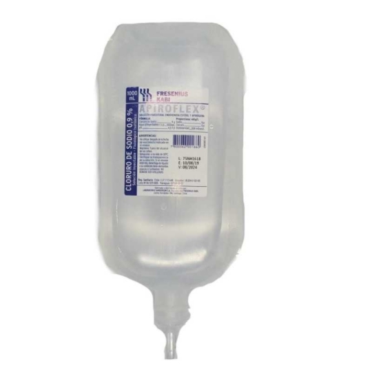 CLORURO DE SODIO 0.9% 1000ML