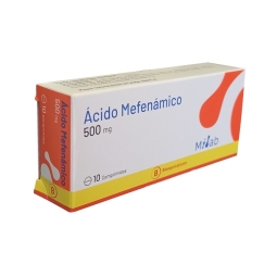 ACIDO MEFENAMICO 500MG X10 COMPRIMIDOS