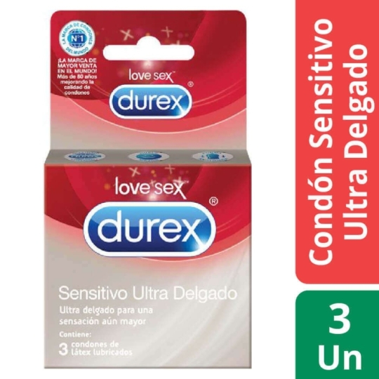DUREX INVISIBLE X 3 UNI