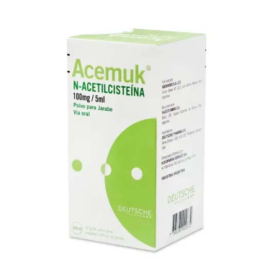 ACEMUK JARABE 100MG/5ml X 100ML