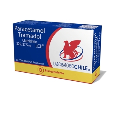 PARACETAMOL/TRAMADOL 325/37.5MG X 30COMPRIMIDOS