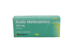 ACIDO MEFENAMICO 500 MG X 10 COMPRIMIDOS