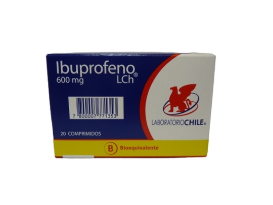 IBUPROFENO 600 MG X 20 COMPRIMIDOS