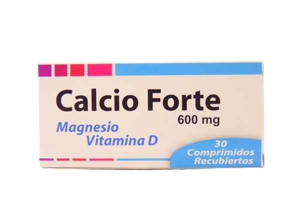CALCIO FORTE 600 MG / VIT D X 30 COMPRIMIDOS