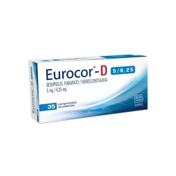 Eurocord-D 5 Mg / 6.25 Mg X 35 Comprimidos | eurocord d 5/6.25