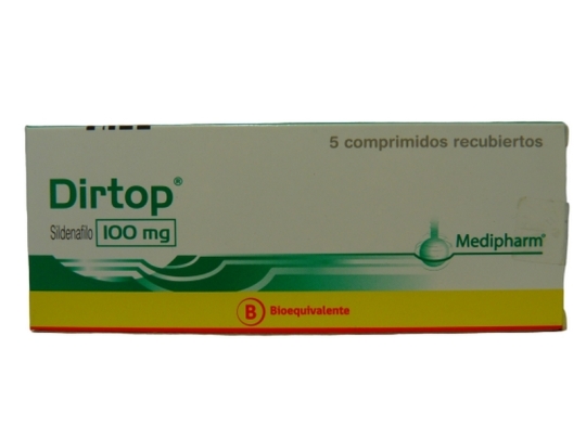 DIRTOP 100 MG  X 5 COMPRIMIDOS RECUBIERTOS