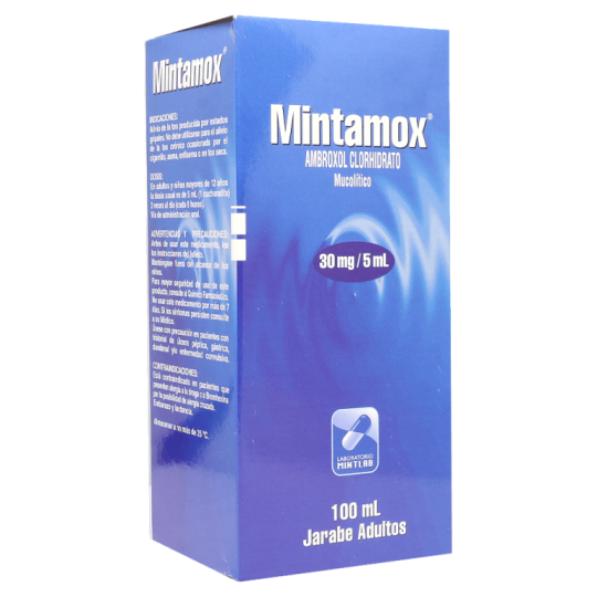 MINTAMOX ADULTO 30MG,JARABE X100
