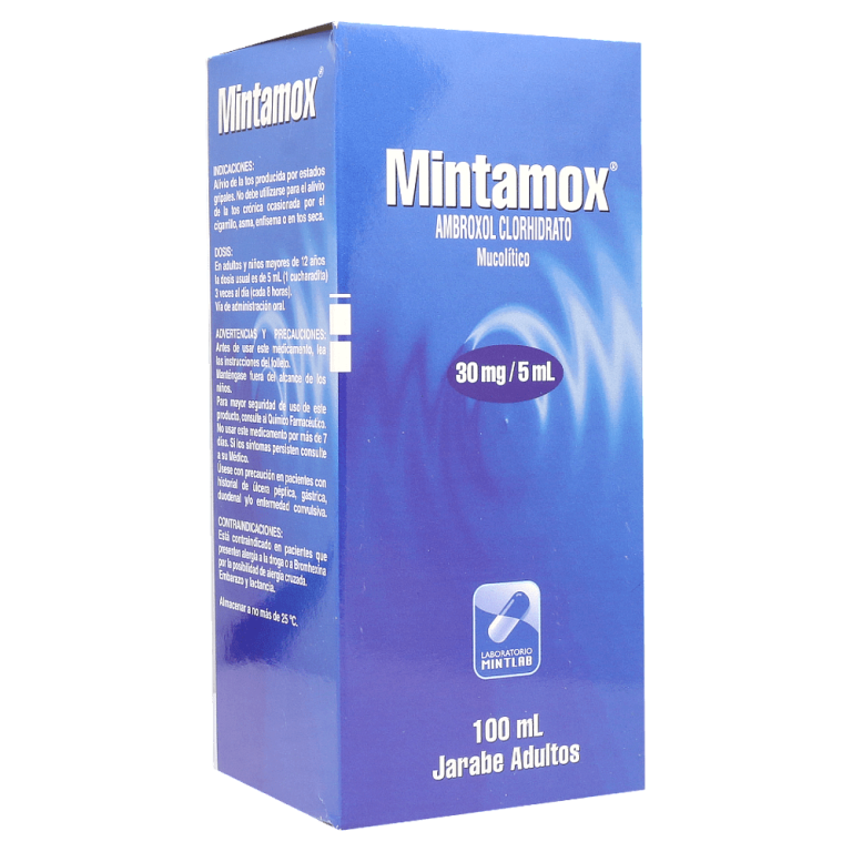 MINTAMOX ADULTO 30MG,JARABE X100