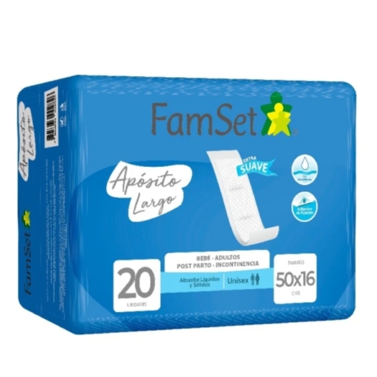 FAMILYSET APOSITO LARGO X 20 UNIDADES