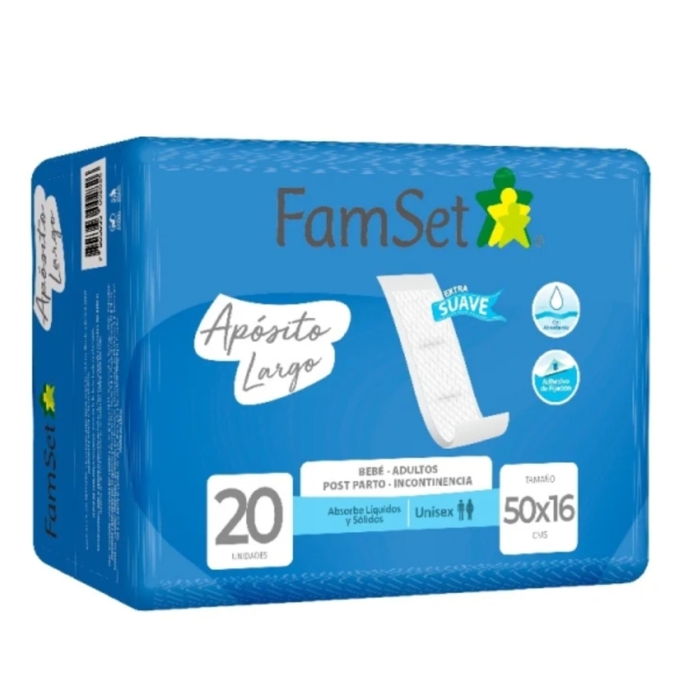 FAMILYSET APOSITO LARGO X 20 UNIDADES
