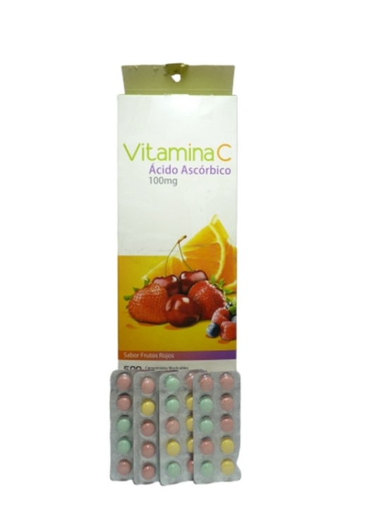 VITAMINA C 100 MG TIRA X 10 COMPRIMIDOS