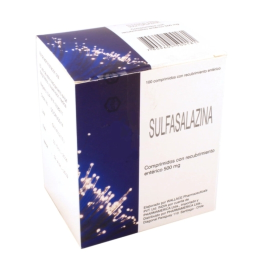 SULFASALAZINA 500 MG X 100 COMPRIMIDOS RECUBIERTOS